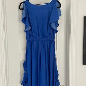 LOFT Blue Midi Dress